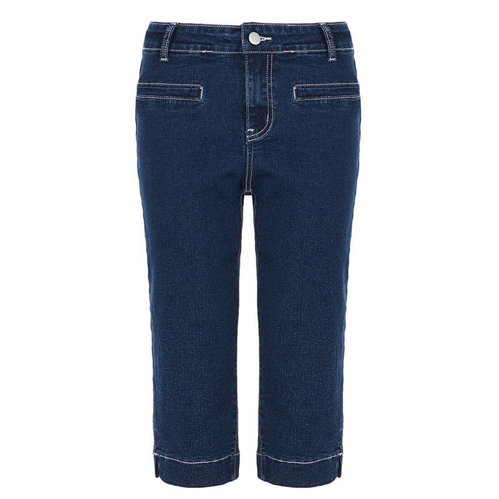 Damen klassische Jeans im Komfortschnitt mit turn-up Saum Skovae