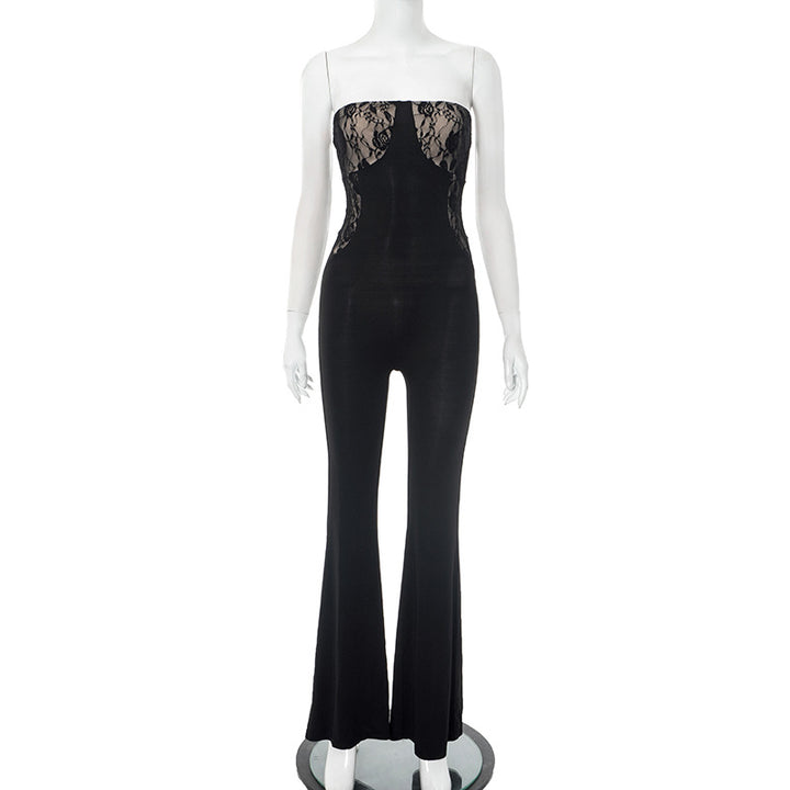 Femme Strapless Spids Bodysuit Jumpsuit Stilla