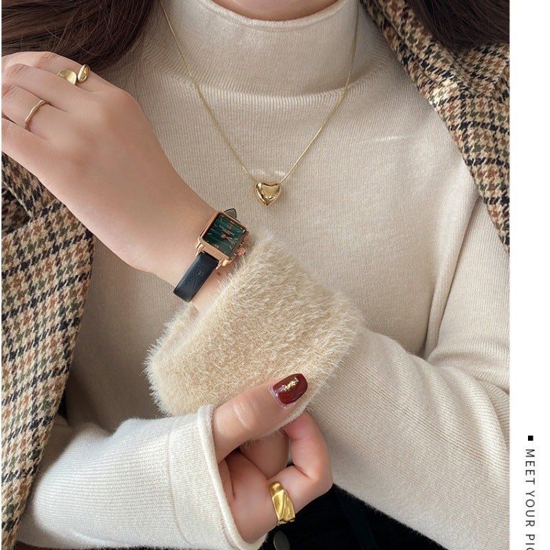 Dame Elegant Turtleneck Sweater lavet af Blødt Materiale Stilla