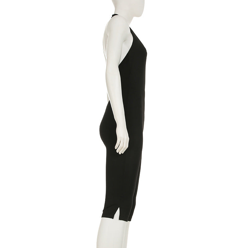 Dame kropsnær jumpsuit med dyb rygudskæring og rent design Skovae