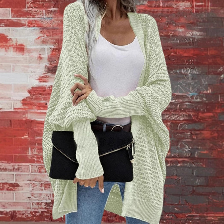 Dame Oversized Strikjakke Stilla