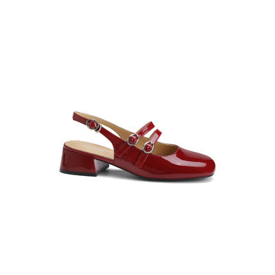 Damernes Sling-Pumps med moderigtige remme og elegante spænder Stilla