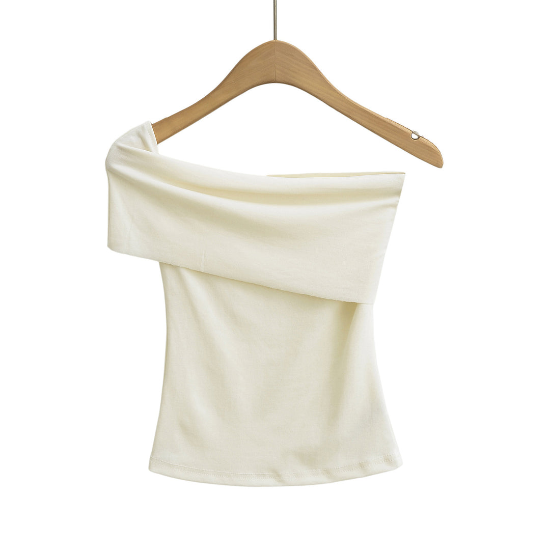 Dame Off-Shoulder Top med raffineret Drapé-design Stilla
