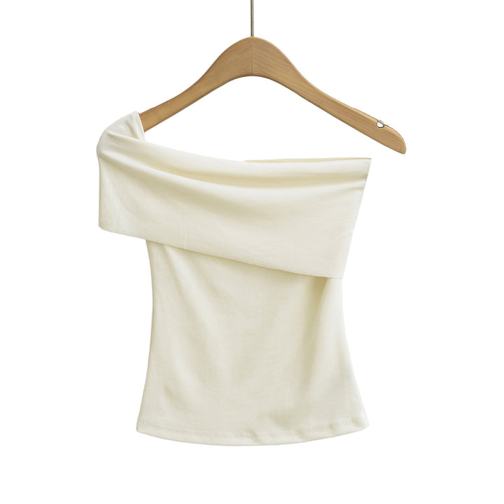 Dame Off-Shoulder Top med raffineret Drapé-design Stilla