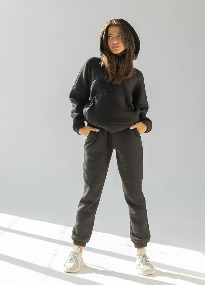 Dame Comfort-Wellness-Hoodie-Sæt Stilla