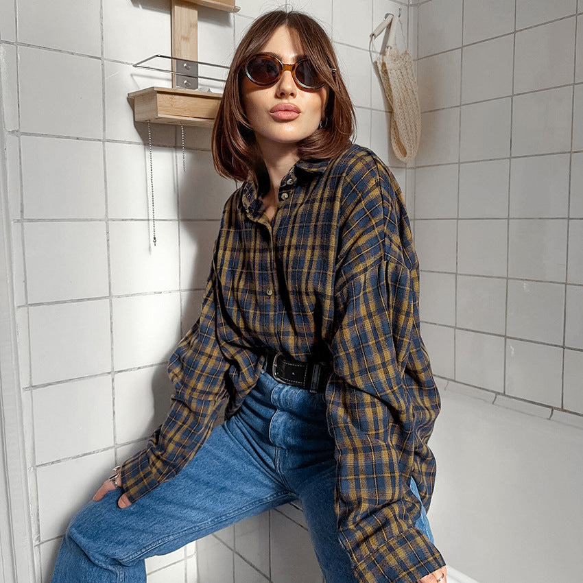 Damerternet Oversized-Skorte Bluse Stilla