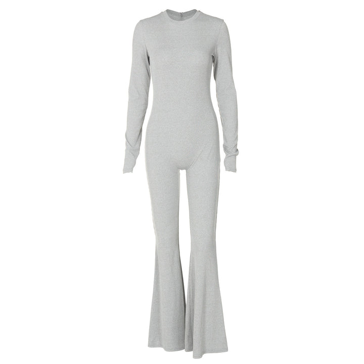 Dame langærmet bodystocking med figursyet snit og afslappet design Stilla
