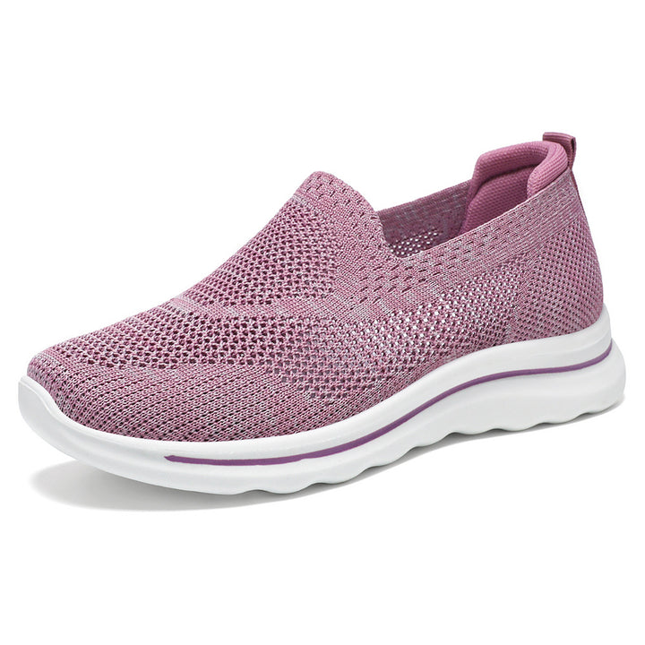 Dame Åndbare Slip-On Sneakers med elastisk Overdel og Dæmpningssystem Stilla