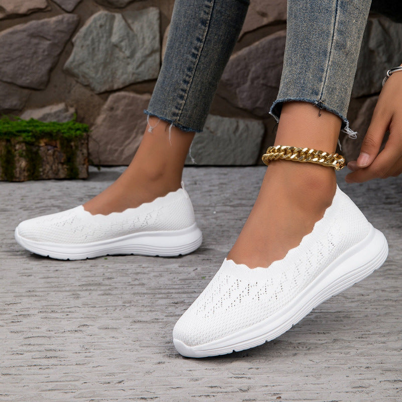 Dame Let Slip-On Strik-Sneaker Stilla