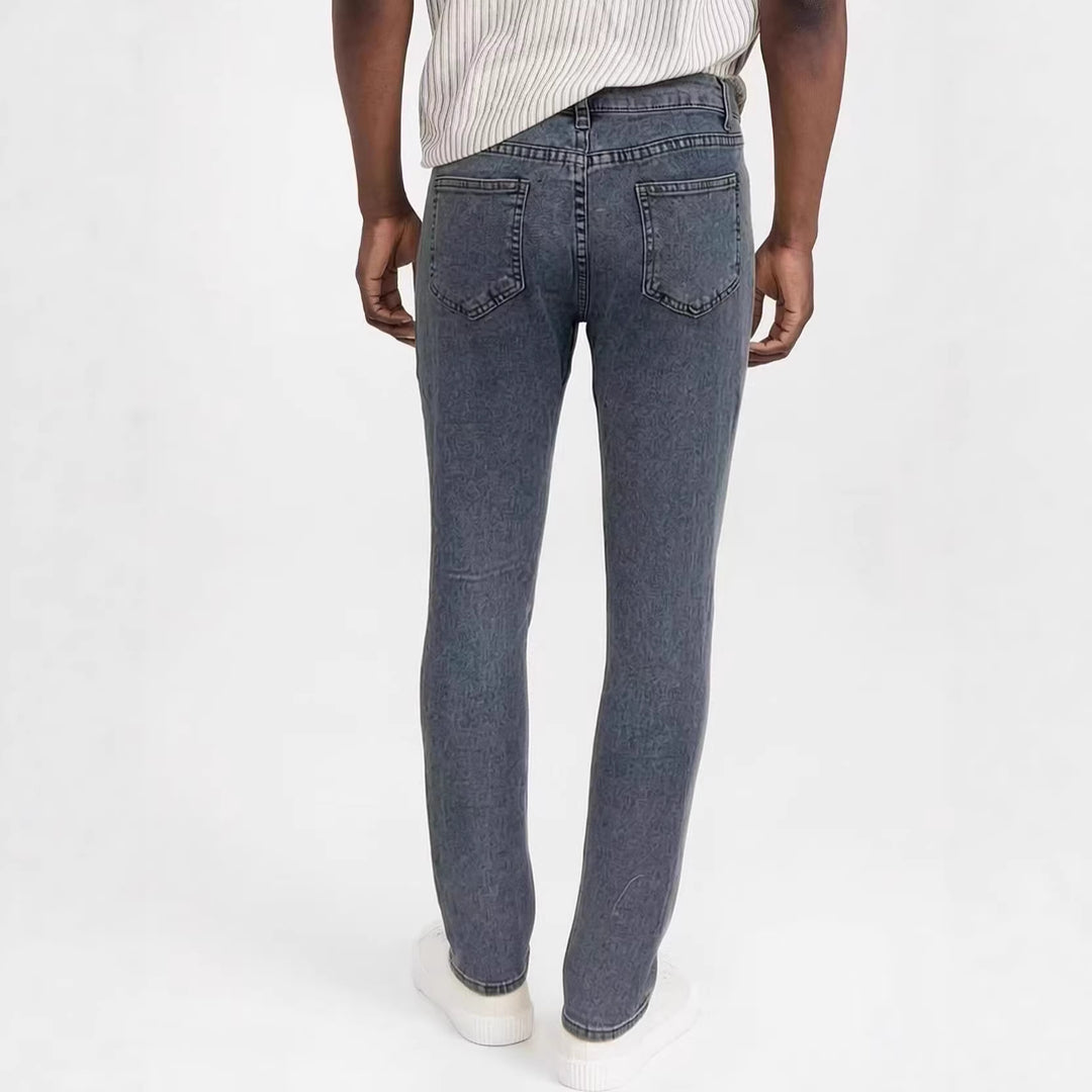 Herre Destroyed Jeans med moderne Used-Look Skovae