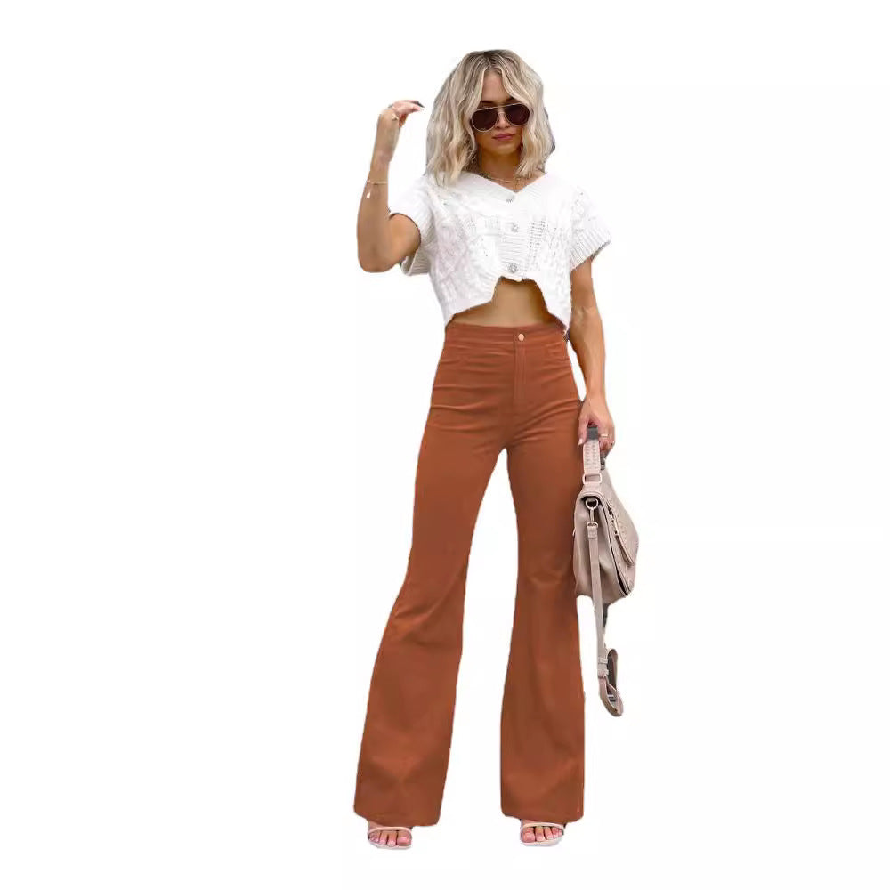 Dame Mode Høj talje-flared-jeans Stilla