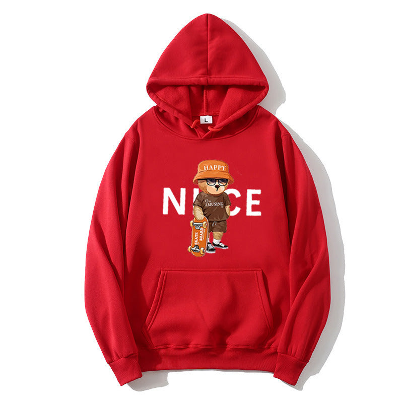 Kvinder hoodie med livligt tegneserie design Skovae