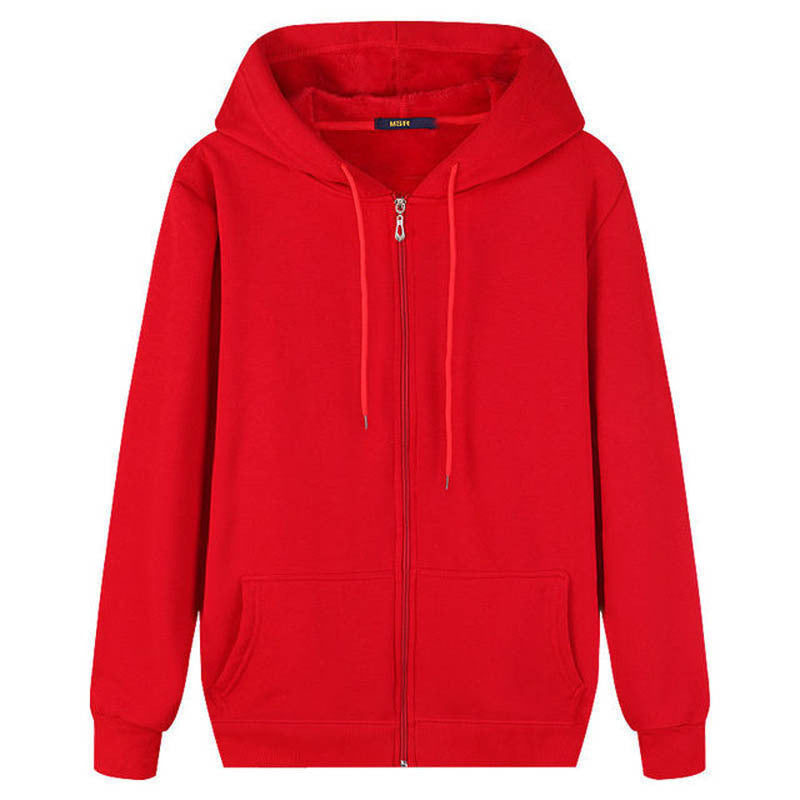 Kvinde hoodie jakke med fuld lynlås og praktiske sidelommer Skovae