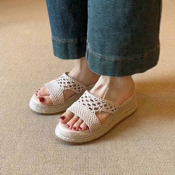 Dame Stilfulde Vevet Espadrille Sko Stilla