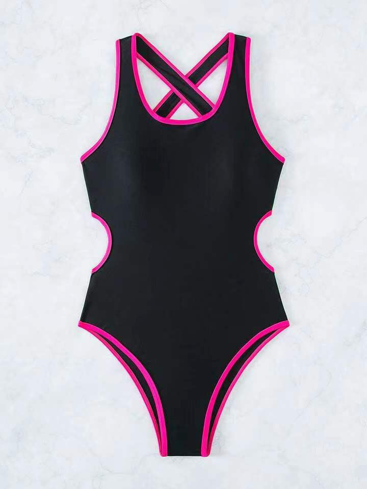 Dame Sporty Cut-Out Éntpiece Badedragt Stilla