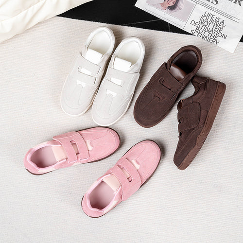 Dame Sneakers i retro-stil med velcro Stilla