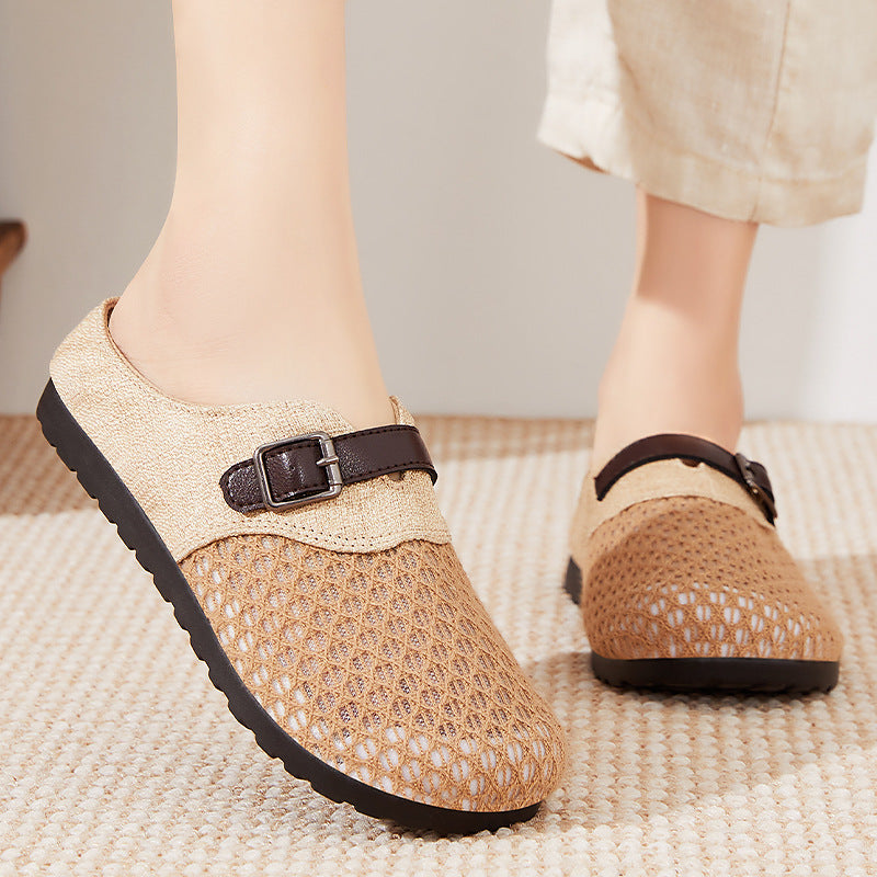 Femme Åndbare Slip-On Fritids Clogs Stilla