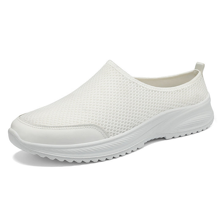 Dame Åndbare Slip-On Walking Sneakers med Struktureret Overdel Stilla