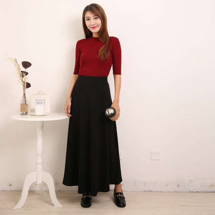Femme Flydende Maxi Nederdel Stilla