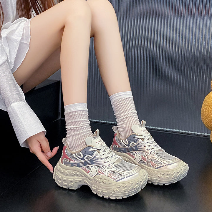 Dame Sporty Sneakers med innovativt støddæmpningssystem og robust sålprofil Stilla