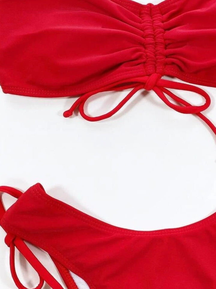 Dame Bandeau-stil justerbar bikini-sæt Stilla