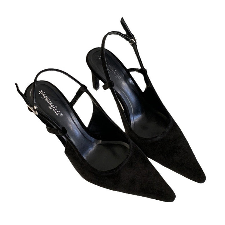 Dame Slingback Pumps med elegant Stiletto-hæl og diskret remdesign Stilla