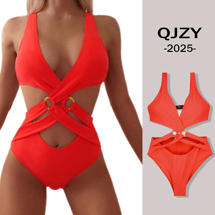 Dame bikini-sæt med kunstnerisk cut-out-design og komfortstropper Stilla