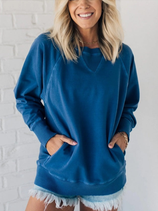 Kvinders komfortable oversized sweatshirt med afslappet design Stilla