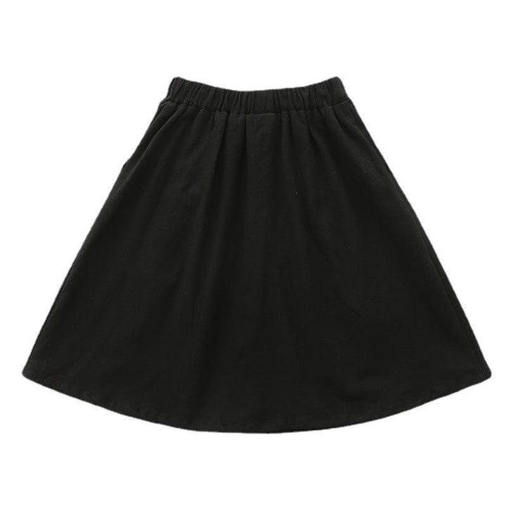 Pige A-linje Twill Nederdel med floral talje-detalje Stilla