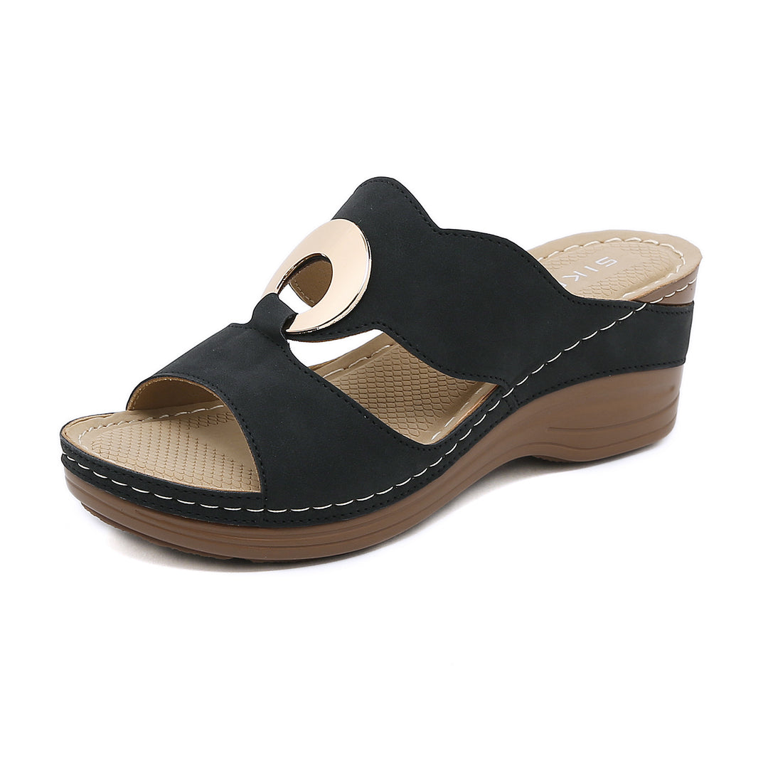 Dame Komfortable Wedge Sandaler Stilla