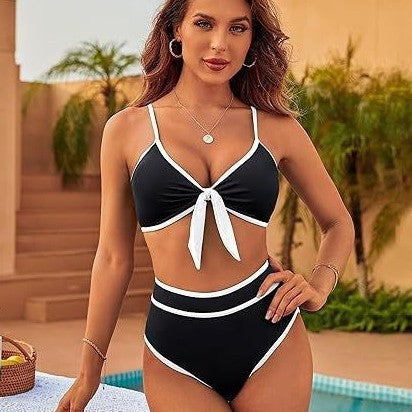 Dame højtaljede cut-out bikini sæt Stilla 1750840290