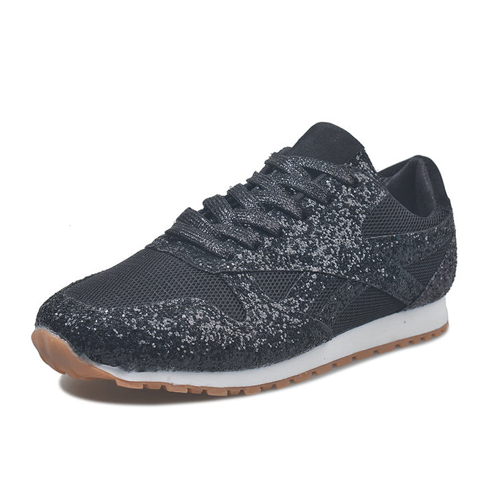Dame Sneakers med glitrende strassdesign og åndbar overmaterialestruktur Stilla