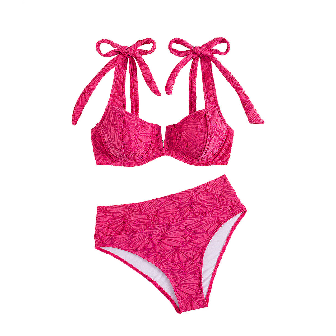 Dame Push-Up Bikini med legende sløjfedesign Skovae
