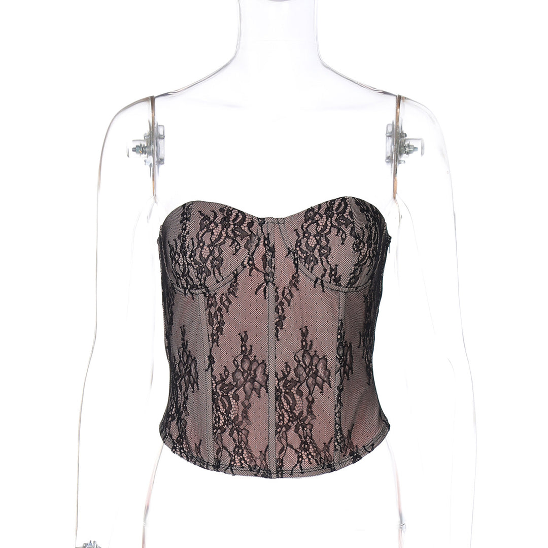 Dame Spids Bustier Top Stilla