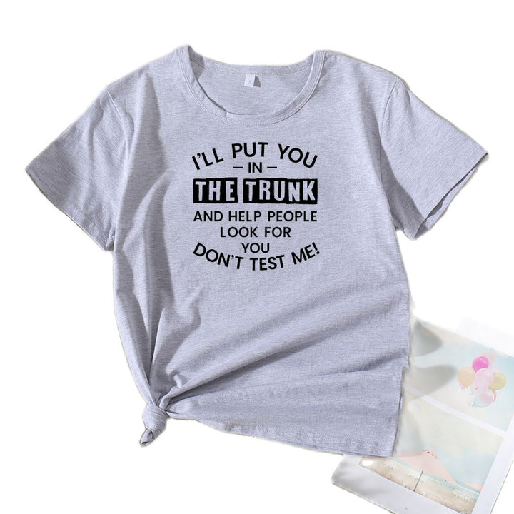Dame Casual Statement Grafik T-shirt Stilla