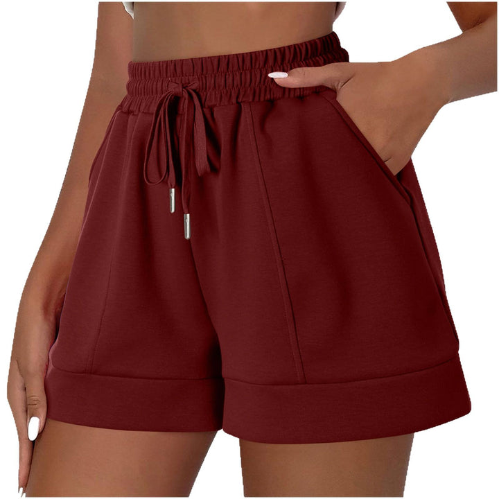 Dame sporty fritids shorts med elastisk linning og praktiske lommer Stilla