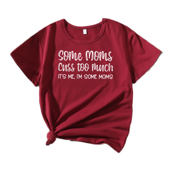 Dame Fritids Humoristisk Grafik T-shirt Stilla 1751262355