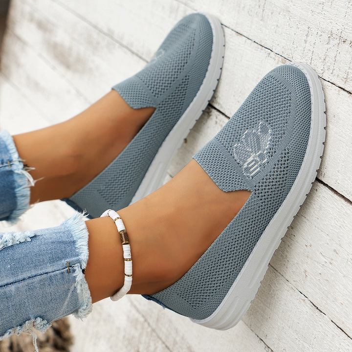 Dame Åndbar Slip-On Fritidssko med fleksibelt Mesh-overmateriale Stilla