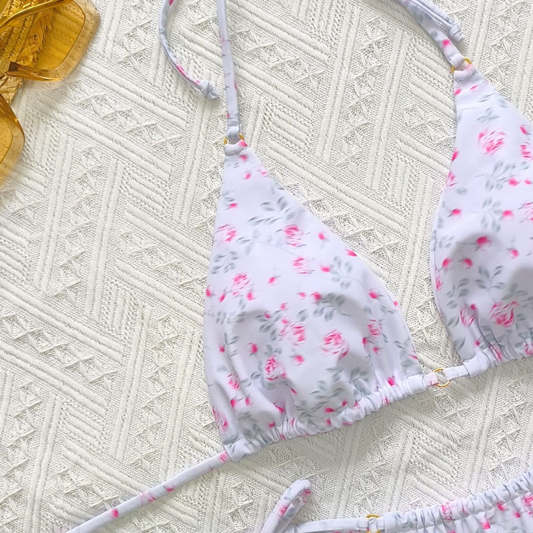 Femme Justerbar Trekant-Bikini-Sæt Stilla