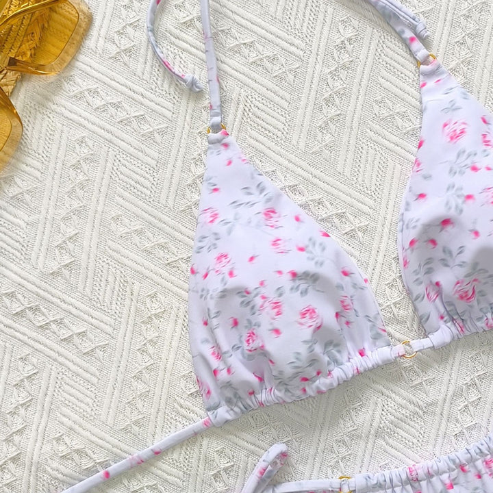 Femme Justerbar Trekant-Bikini-Sæt Stilla