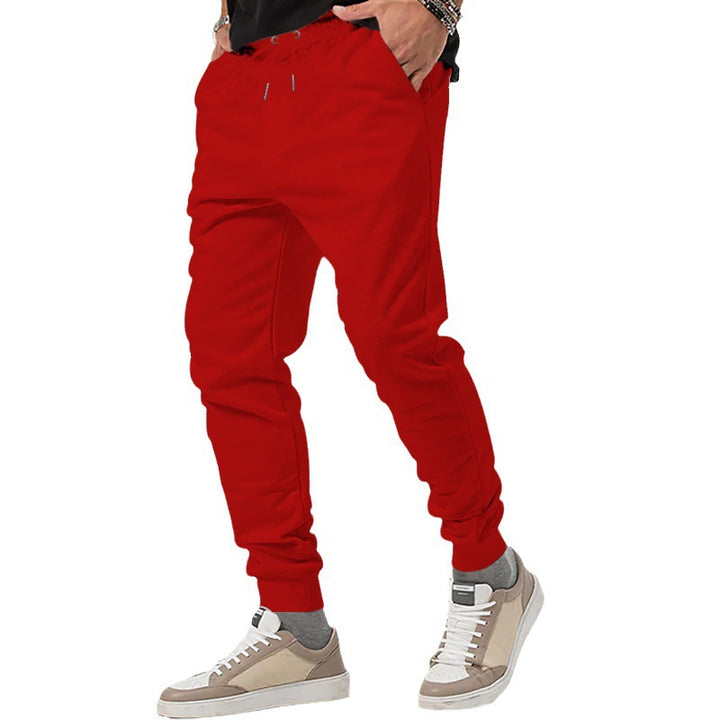Herrer komfortable joggingbukser med funktionelt design og elastisk talje Stilla