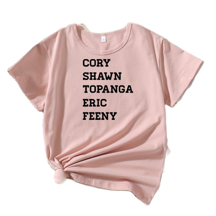 Dame Fritids Typografi T-shirt Stilla