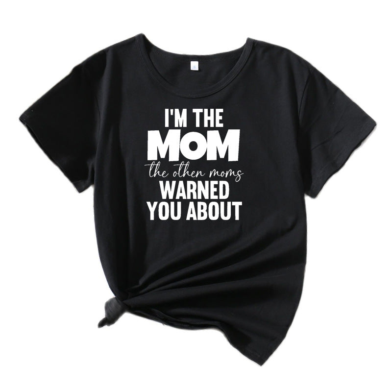 Kvinder Casual Mama Slogan T-Shirt Stilla