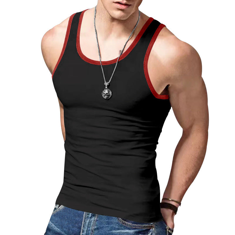Herre Sport Tanktop med Kontrastsømme Stilla