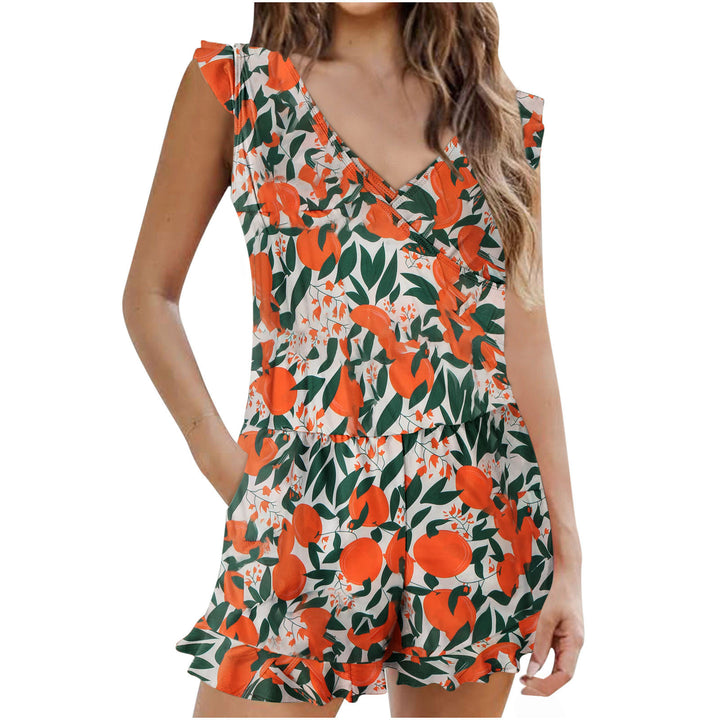 Dame Casual Ruffle Playsuit Stilla