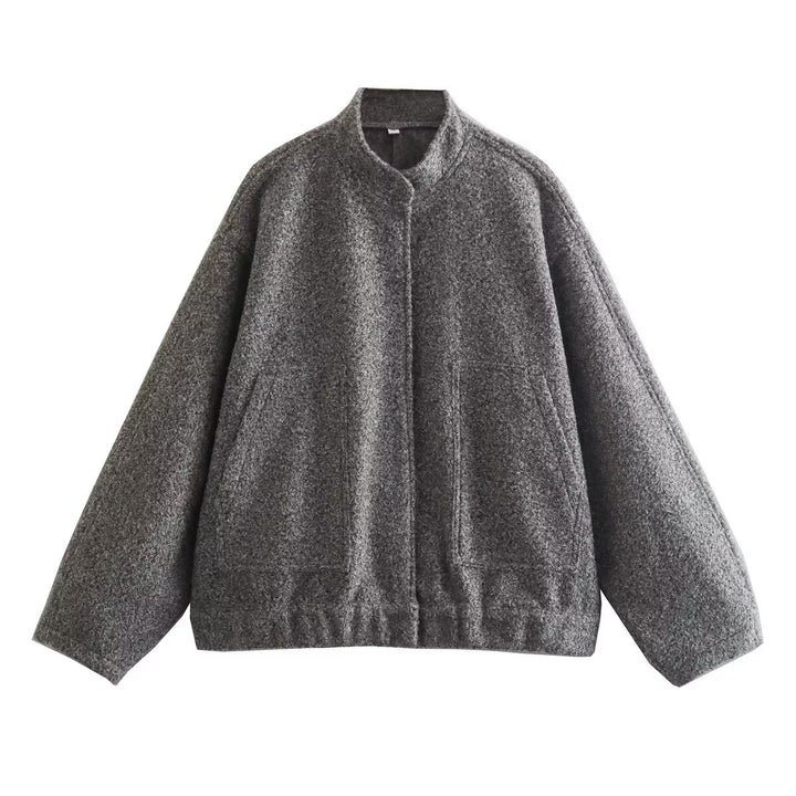 Dame Oversize-vinterjakke med praktiske lommer Stilla
