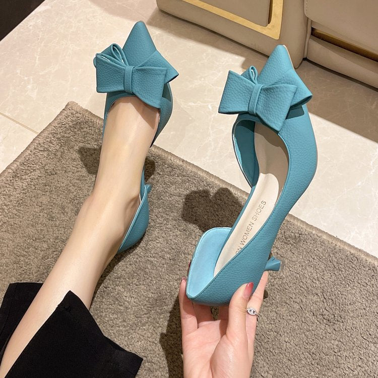 Dame Elegante Pumps med dekorative sløjfer og glamorøs accent Stilla