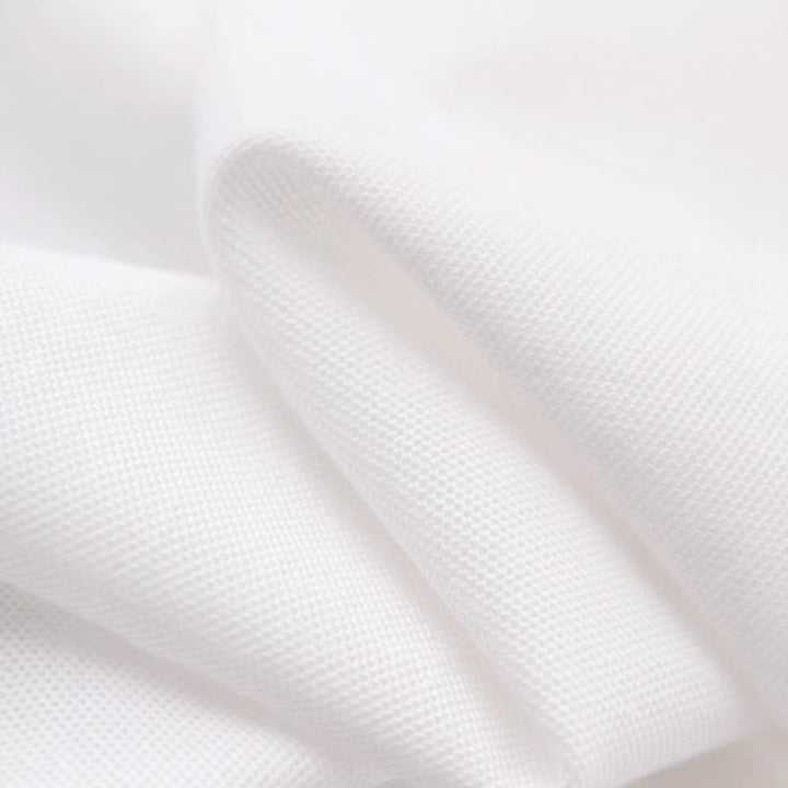 Dame Elegante Poloshirt med fashionable puffærmer og klassisk krave Stilla