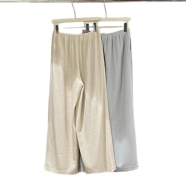 Dame Løsskåret Jersey-Bukser med elegant design Stilla