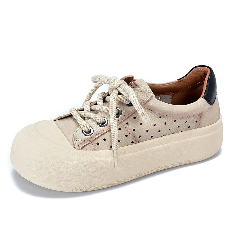 Dame Chunky Sneakers med åndbart overmateriale og komfortabel platformsål Stilla